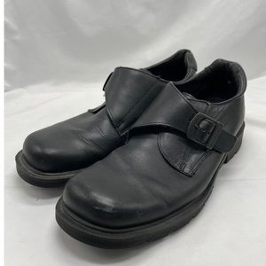 Dr Martens AirWear Men's Size US 11 1B65 Black Monk Strap Leather Shoes
